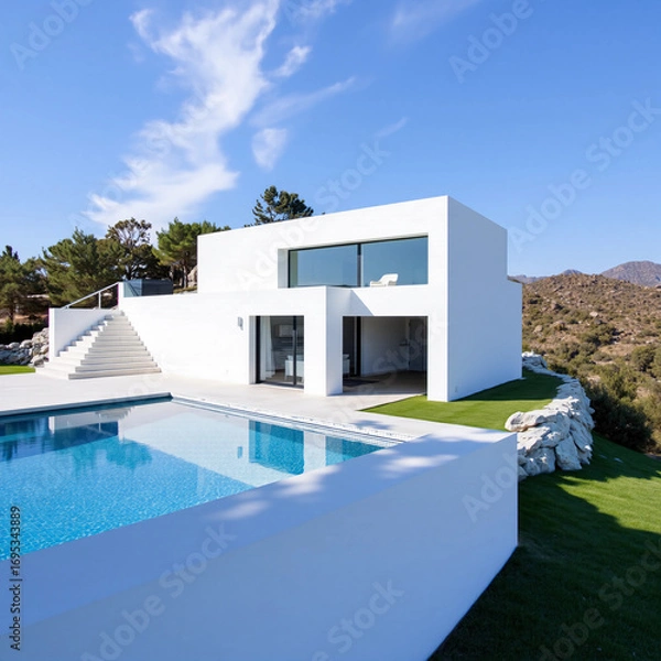 Obraz swimming pool in hotel