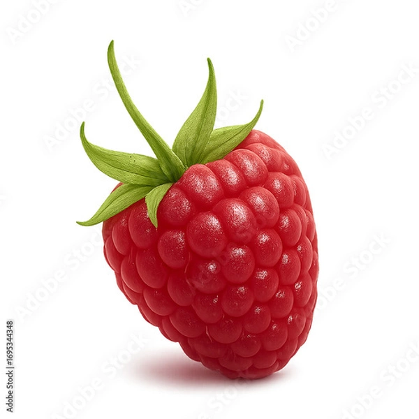 Obraz Raspberry isolated on transparent background