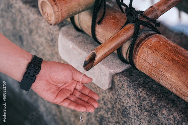 Fototapeta 【#旅行】手水