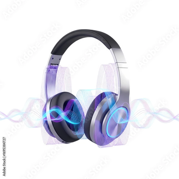 Fototapeta Immersive Audio: Experience Exceptional Sound with These Wireless Headphones