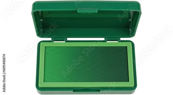 Fototapeta Green Gradient Case Small Compact Container Box