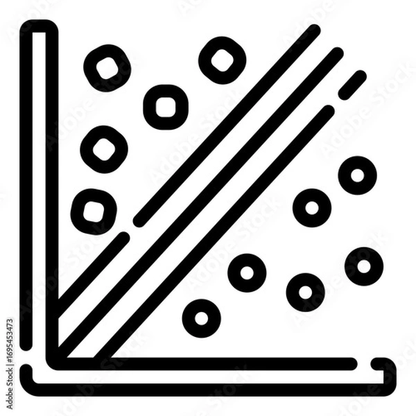 Obraz Support Vector Machine Icon