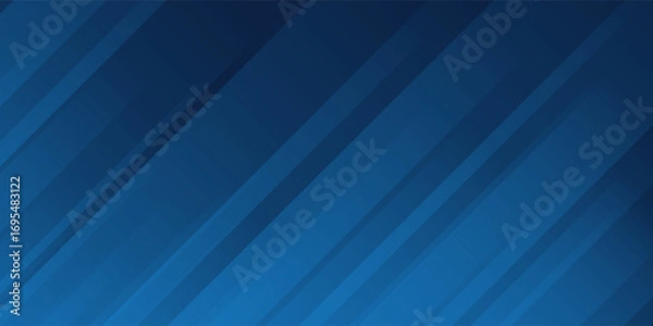 Obraz modern blue abstract background with elegant bright diagonal lines
