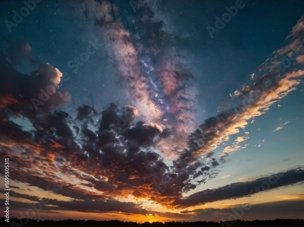 Obraz sunset in the sky