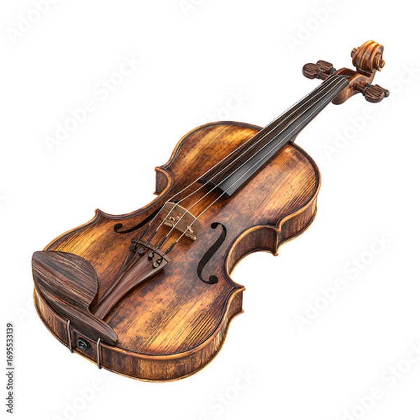 Fototapeta Classic Wooden Violin for Orchestral Performance and Melodic Expression with Rich Tonal Quality