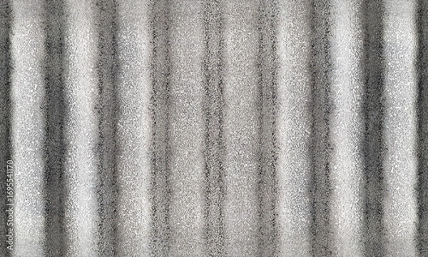 Fototapeta しみ、汚れ、変色等、長年、室外に設置されていた為、劣化したくぼみのあるざらざらとした石壁の表面、質感を表現、デザインした背景、壁紙、テクスチャ