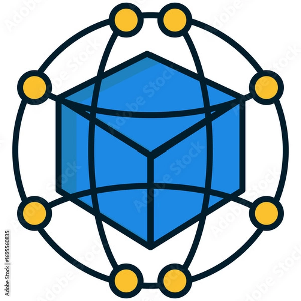 Fototapeta Blockchain