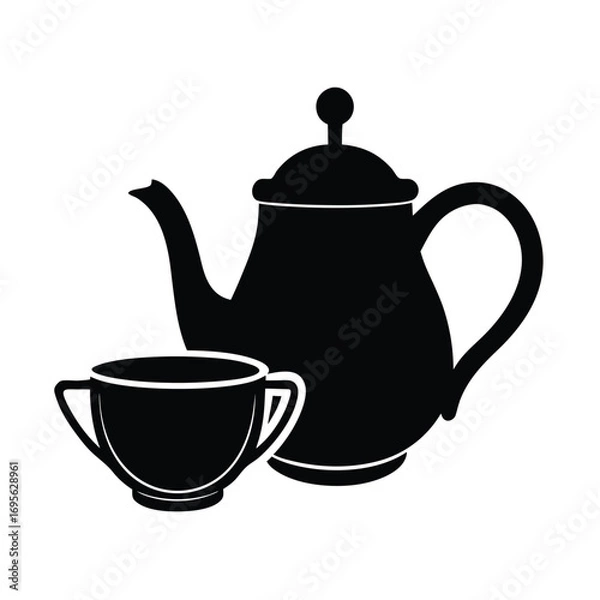 Obraz teapot and teacup