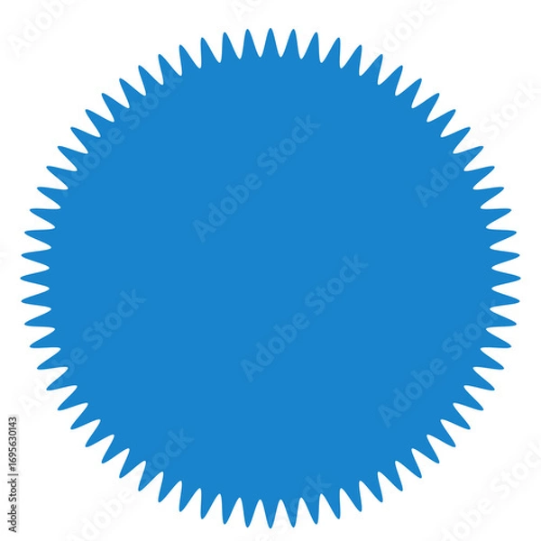 Obraz Blue Starburst Seal