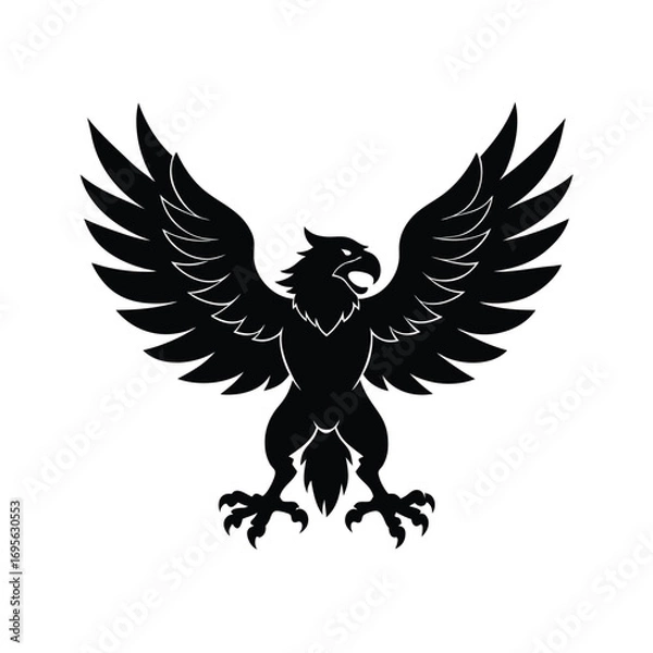 Obraz eagle with red wings