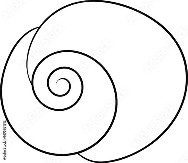 Obraz abstract spiral design