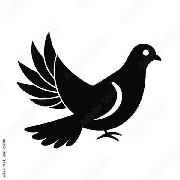 Obraz dove with peace sign