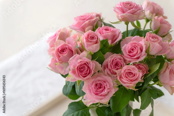 Fototapeta ピンク色のバラ