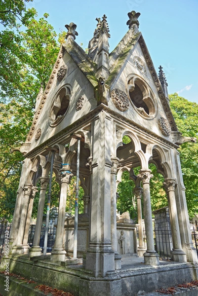 Obraz Pere Lachaise cemetery, Abélard et Eloise, Paris, France