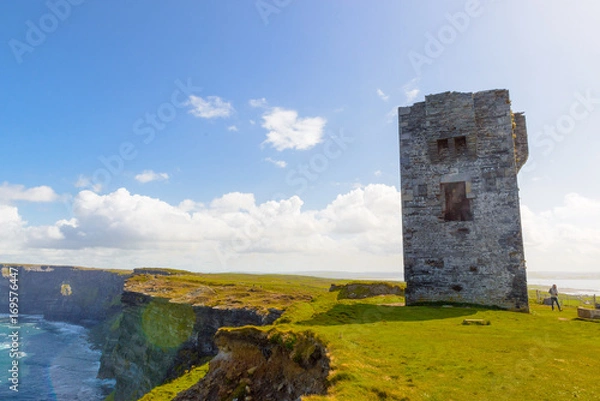 Obraz cliffs of moher - tower
