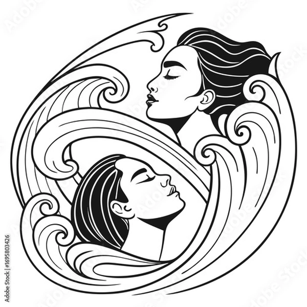 Obraz mother and son