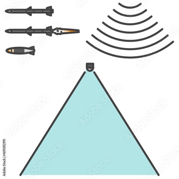 Obraz 組み合わせて利用できる：無人偵察機・無人航空機に関係するパーツのイラスト