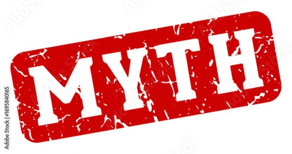 Obraz myth rectangular sign. myth stamp