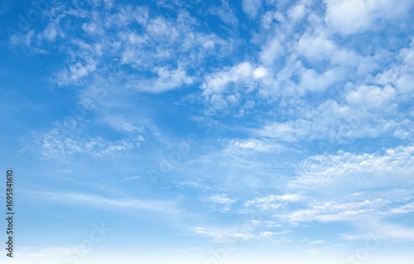 Obraz sky is blue and clear with  clouds