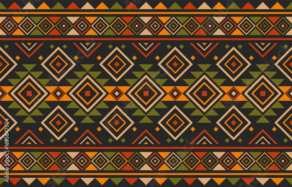 Fototapeta Native American ethnic pattern.