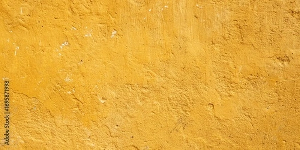 Fototapeta Abstract warm yellow textured surface with subtle patterns and subtle lighting variations