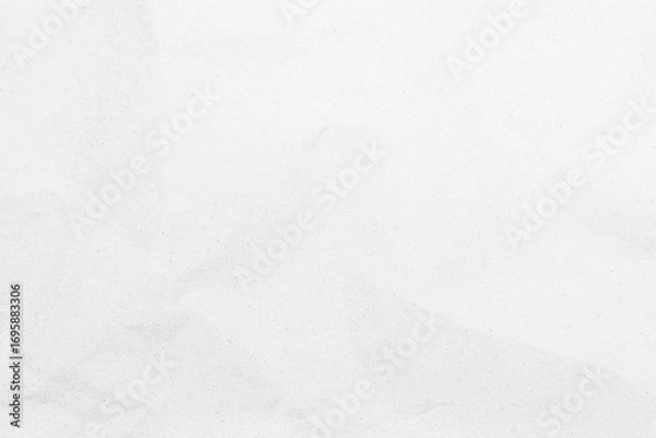 Fototapeta White recycled craft paper texture as background. Grey paper texture, Old vintage page or grunge vignette of old newspaper. Pattern rough art creased grunge letter. Hardboard with copy space for text.