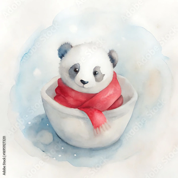 Obraz white teddy bear