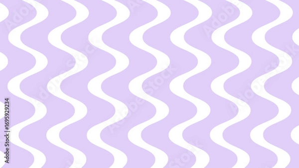 Fototapeta Purple and white vertical wavy background. Seamless pattern with beautiful ornament decor. Wallpaper for something.