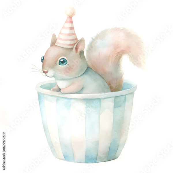 Obraz toy rabbit in a bowl