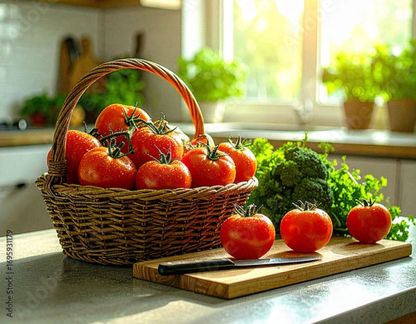 Fototapeta トマトイメージ