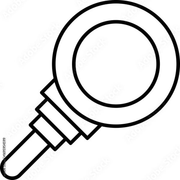Obraz magnifying glass Icon
