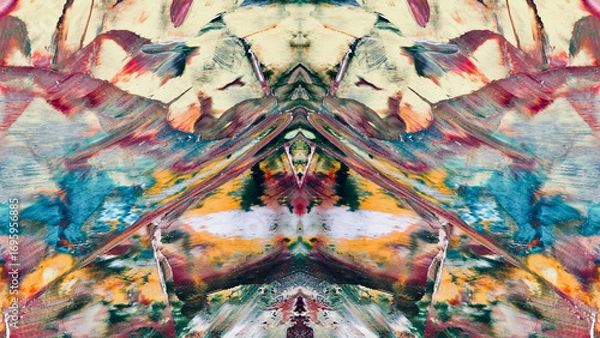 Obraz Abstract art background . Hand painting artwork on canvas .