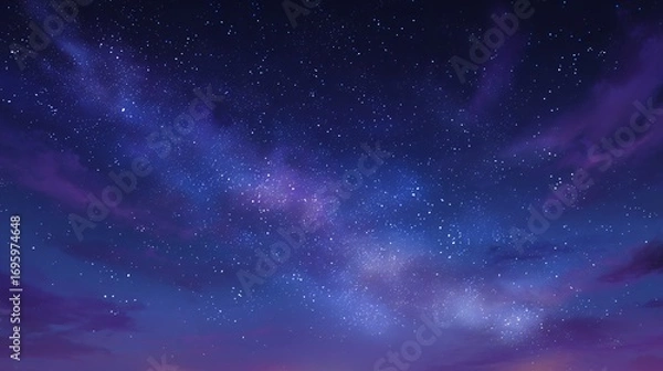 Fototapeta 空, 空間, 星, 銀河, 星雲, 夜, 青, 雲, 光, アブストラクト, ユニバース, 天文学, 暗い, 明るい, コスモス, 自然, 深い, ファンタジー, イラスト, 嵐, 黒, 星の多い, 外の,背景,動画背景,