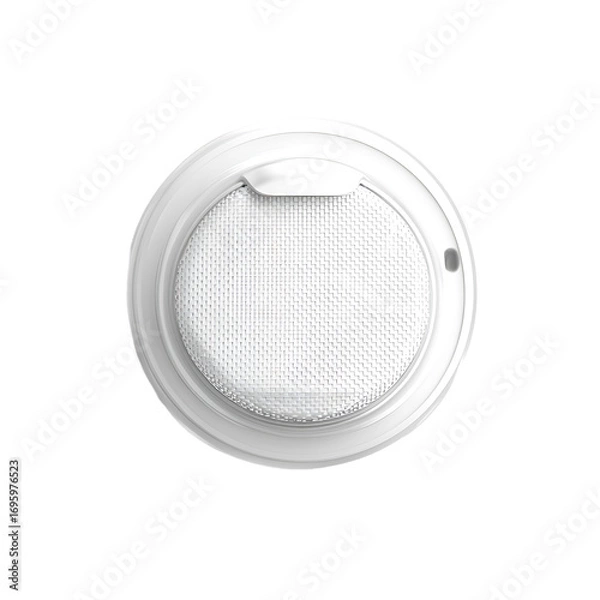 Fototapeta Circular White Vent with Mesh Cover