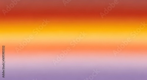 Fototapeta Vibrant gradient of sunset colors transitioning from red to purple