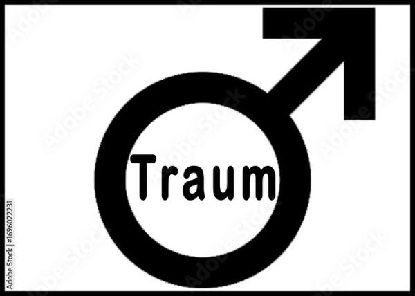 Fototapeta rätsel traummann