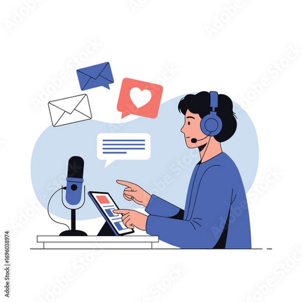 Obraz Creating engaging audio content for your audience through podcasting and voiceovers