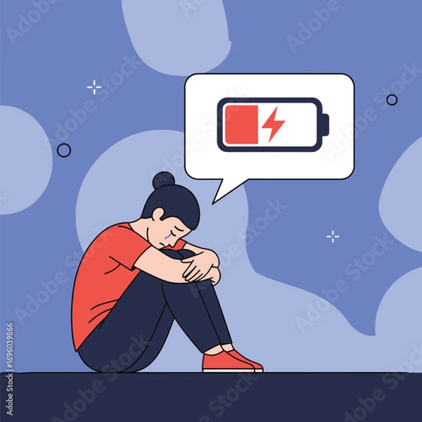 Obraz Understanding the signs and symptoms of burnout and how to combat exhaustion