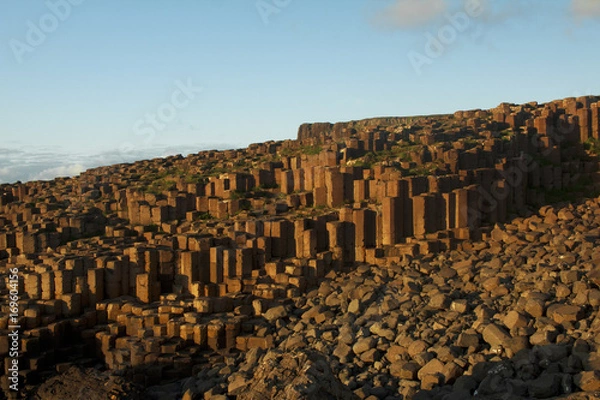 Obraz Giants Causeway at sunset time