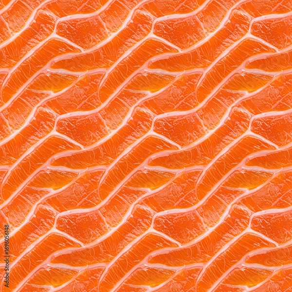 Obraz seamless pattern salmon texture 