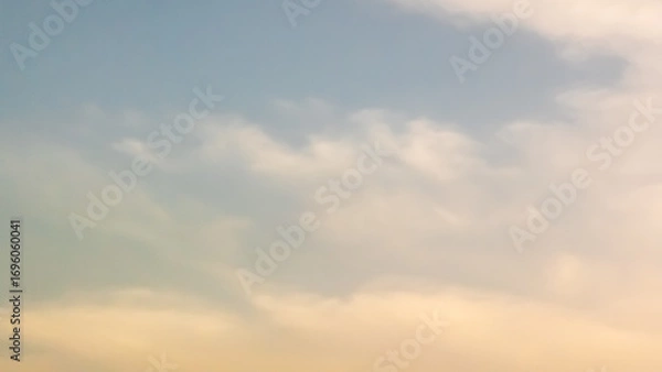 Fototapeta sunset, clouds in the sky, summer background 
