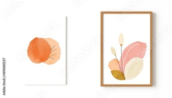 Obraz Minimalist Botanical Wall Art Prints for Home Decor