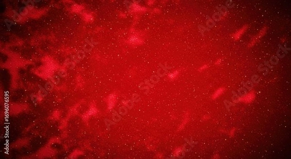 Fototapeta Abstract red textured background with subtle white speckles and dark vignette
