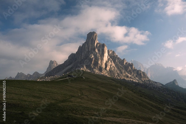 Fototapeta mountain landscape with clouds