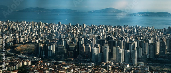 Fototapeta Views from Istanbul Çamlıca Tower