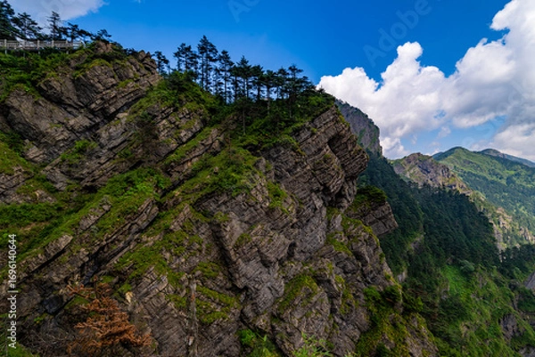 Obraz mountain landscape with blue sky