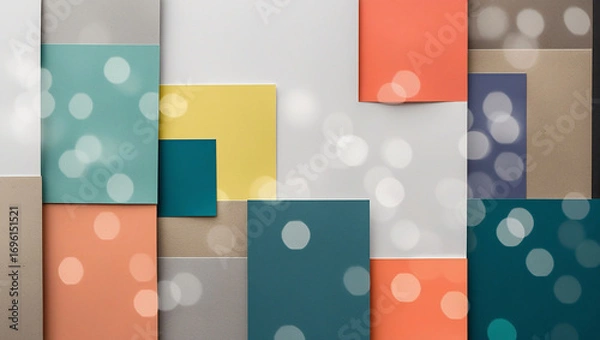 Fototapeta modern design template with numbers