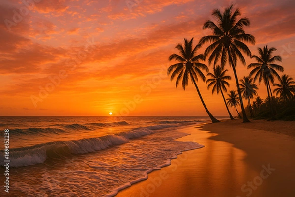 Obraz Golden Beach Sunsets
