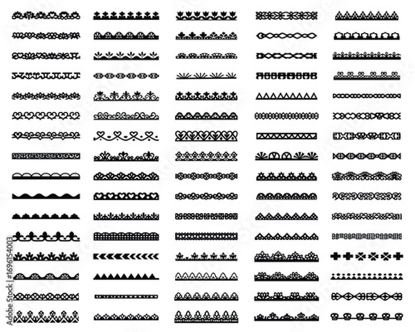 Fototapeta Border SVG Bundle