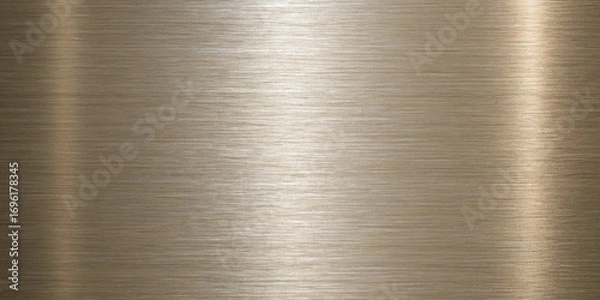 Fototapeta Intricate brushed metal texture in a bronze hue, showcasing subtle light gradients and fine lines, perfect for adding depth and character to designs